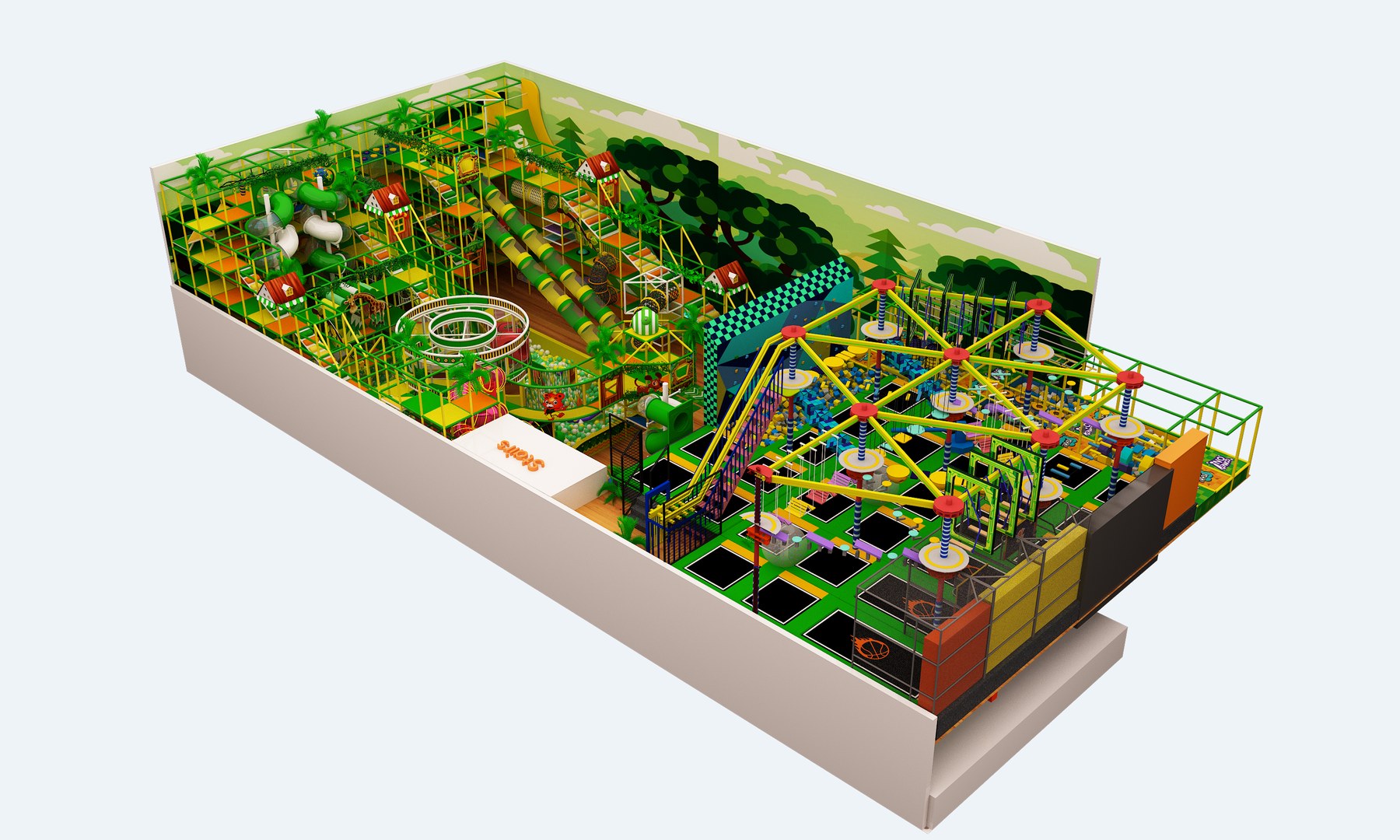 Jungle Theme Indoor Playground